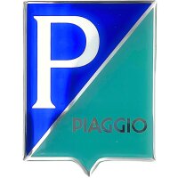 Emblem Piaggio groß & erhaben, ca. 65 x 50mm