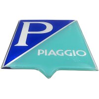 Emblem Piaggio groß & erhaben, ca. 65 x 50mm