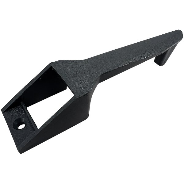 Türgriff eckig, Farbe: schwarz