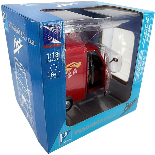 Modell 1:18 PIAGGIO APE 50 Cross in rot - Shop, 29,00 Modell 1:18 PIAGGIO APE 50 Cross in rot - Shop, 29,00