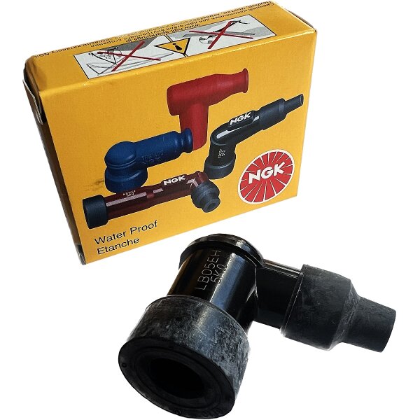 Zündkerzenstecker NGK 90° - LB05EH, für Zündkerzen SAE-Anschluss