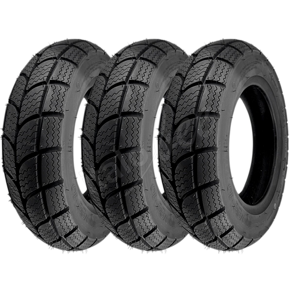 Allwetter Reifen Set Kenda K415 Kymco Yager 125 (Spacer 125) (120/70