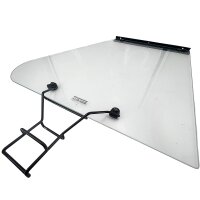 Seitenscheibe mit allen Anbauteile, rechts