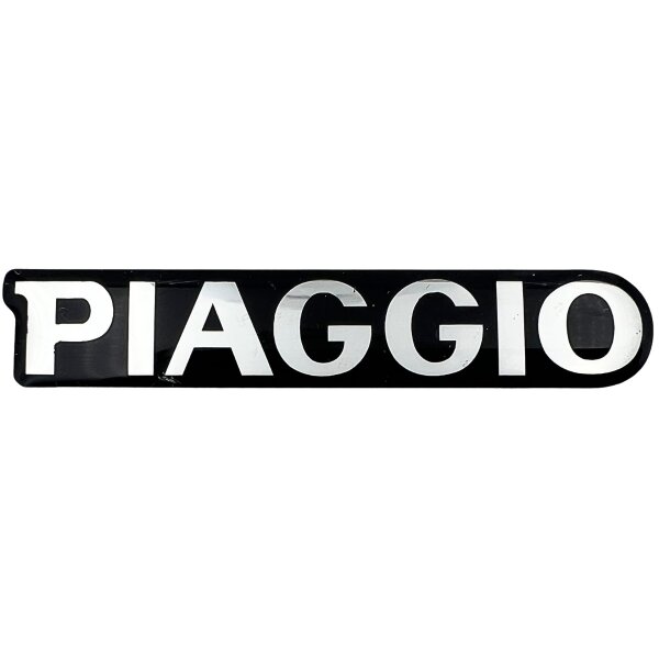 Schriftzug selbstklebend und erhaben, Motiv: Piaggio, ca. 68 x 13mm