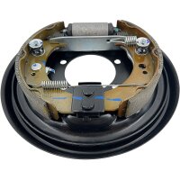 Bremsankerblech C81 hinten komplett mit Anbauteile, links