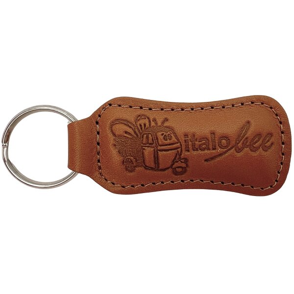 Schlüsselanhänger italobee "bee happy" in Farbe: camel