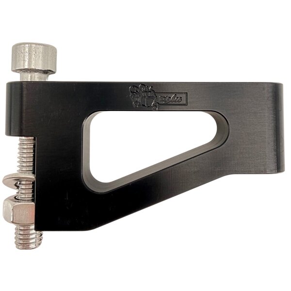 Spiegelverlängerung L in Farbe: schwarz/eloxiert