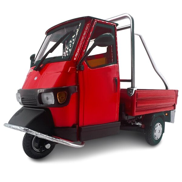 Ape Piaggio 1:18 Rossa Modellino Scala Raro, Nuovo 2019