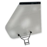 Seitenscheibe mit allen Anbauteile, rechts