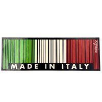 Aufkleber Barcode "Made in Italy"