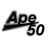 Schriftzug Ape 50