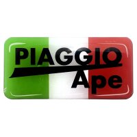 Aufkleber 3D Gel Piaggio Ape