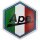 Emblem Ape Italia 6-eckig