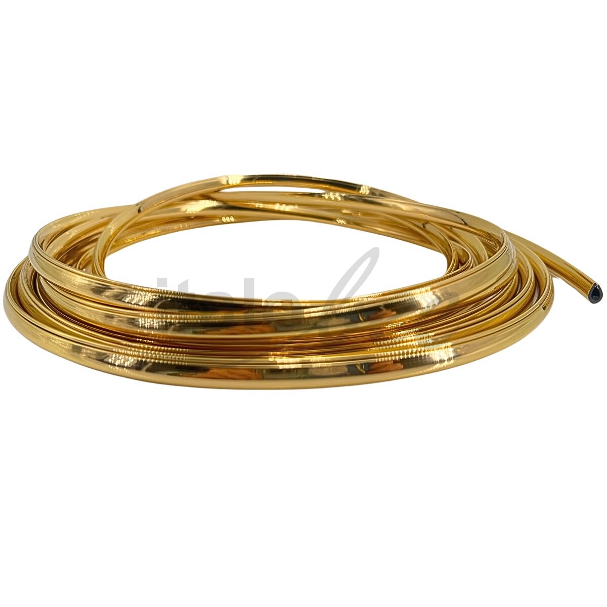 Kantenschutz Kunststoff 10mm in Farbe: gold-Optik, 5 Meter am Stück -,  15,90 €