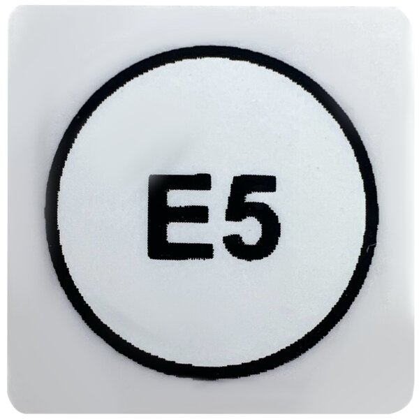 Aufkleber "E5"