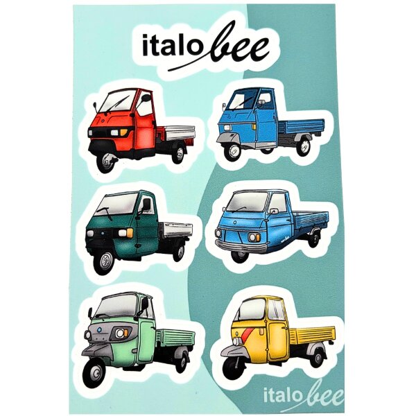 Stickerbogen "Ape-Kollektion" DIN A6