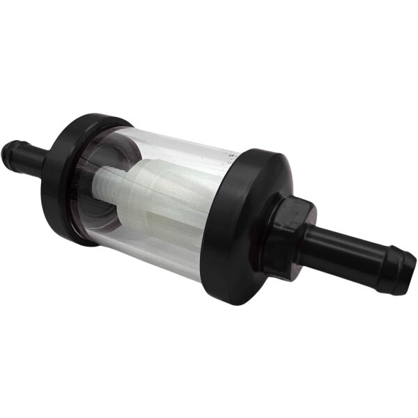 Zwischenfilter mit Metallgehäuse für Kraftstoff, Anschluss: Ø7mm schwarz