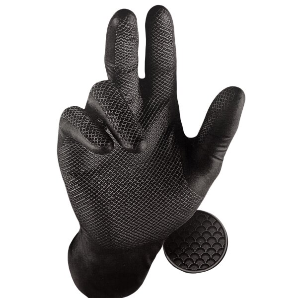Einmalschutzhandschuhe Grippaz, 50 Stück XL (10)