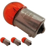Birnenset 12V/10W BA15s, orange