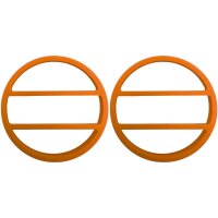 Schutzgitter Set für Scheinwerfer orange