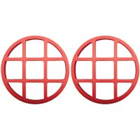 Schutzgitter Set für Scheinwerfer Kreuz-Optik rot
