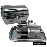 Doppel-Zündkerzenbox chrom