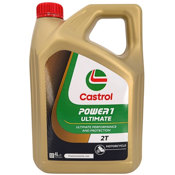 2-Takt-Motorenöl Castrol Power1 Ultimate Teilsynthetisch, 4ltr Flasche