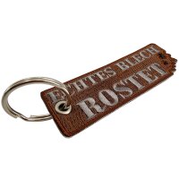 Schlüsselanhänger "echtes Blech rostet"