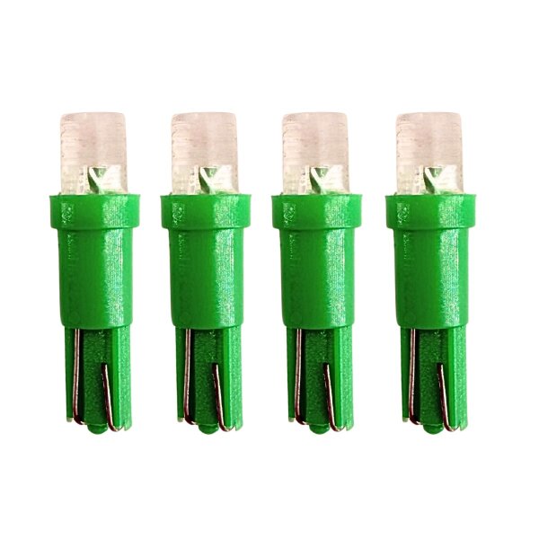 Stecksockelbirnen T5 für Instrumente LED grün