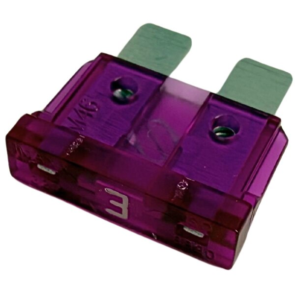 Flachstecksicherung verschiedene Ampere 3A violett