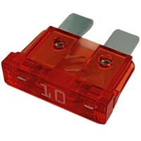 Flachstecksicherung verschiedene Ampere 10A rot