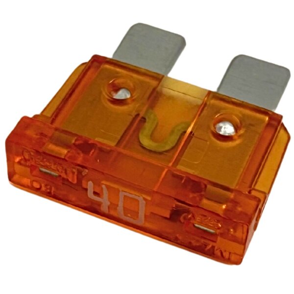 Flachstecksicherung verschiedene Ampere 40A orange