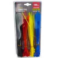 Kabelbinder-Sortiment 200x 4,6 mm 100-teilig