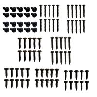 Blechschrauben Satz Schwarz – 10 Stück