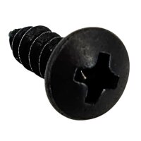 Blechschrauben Satz 10 Stück 4,0 x 12 mm Schwarz