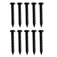 Blechschrauben Satz 10 Stück 3,9 x 25 mm Schwarz