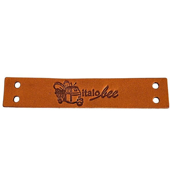 Türfangband "Standard" aus Echtleder, Farbe: camel