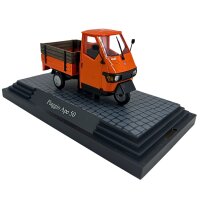 Modell 1:43 PIAGGIO APE 50 Pritsche mit Holzaufsatz orange