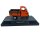 Modell 1:43 PIAGGIO APE 50 Pritsche mit Holzaufsatz orange