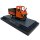 Modell 1:43 PIAGGIO APE 50 Pritsche mit Holzaufsatz orange