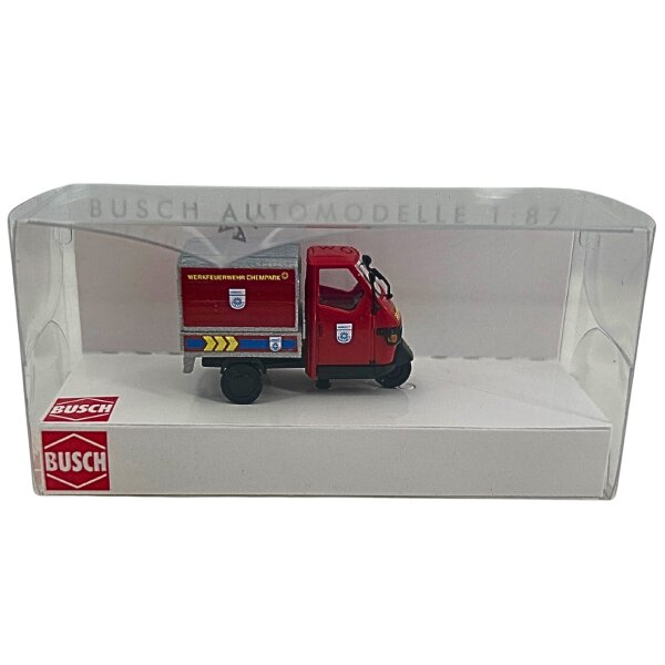 Modell 1:87 PIAGGIO APE 50 ,,Werkfeuerwehr Chempark